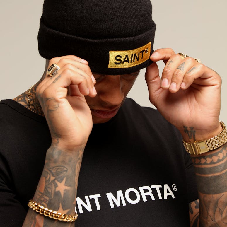 Saint Morta OG Beanie Black/Gold