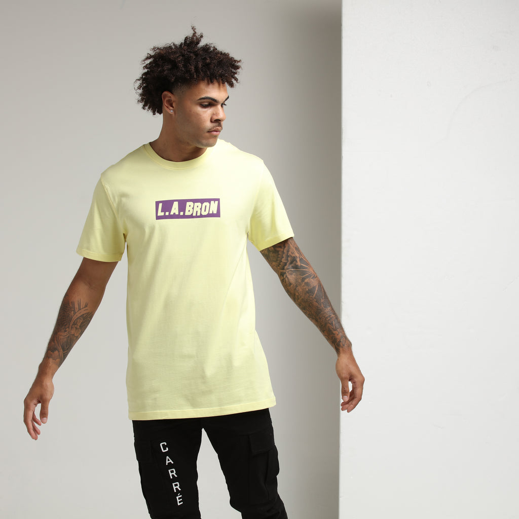 Goat Crew LA Bron SS Tee Yellow