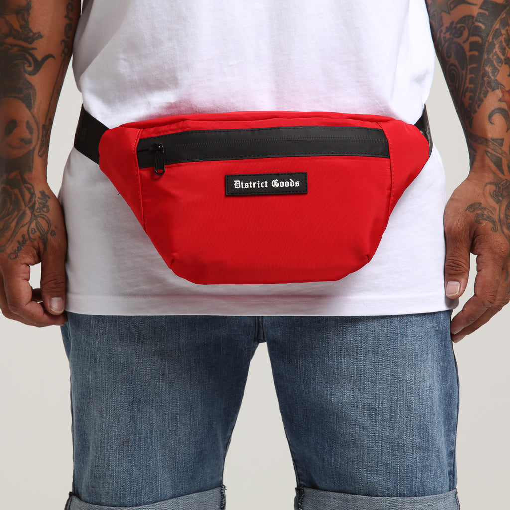 District Goods DG Bum Bag Red