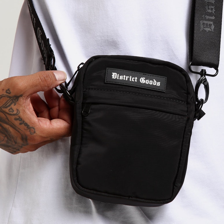 District Goods DG Shoulder Bag Black