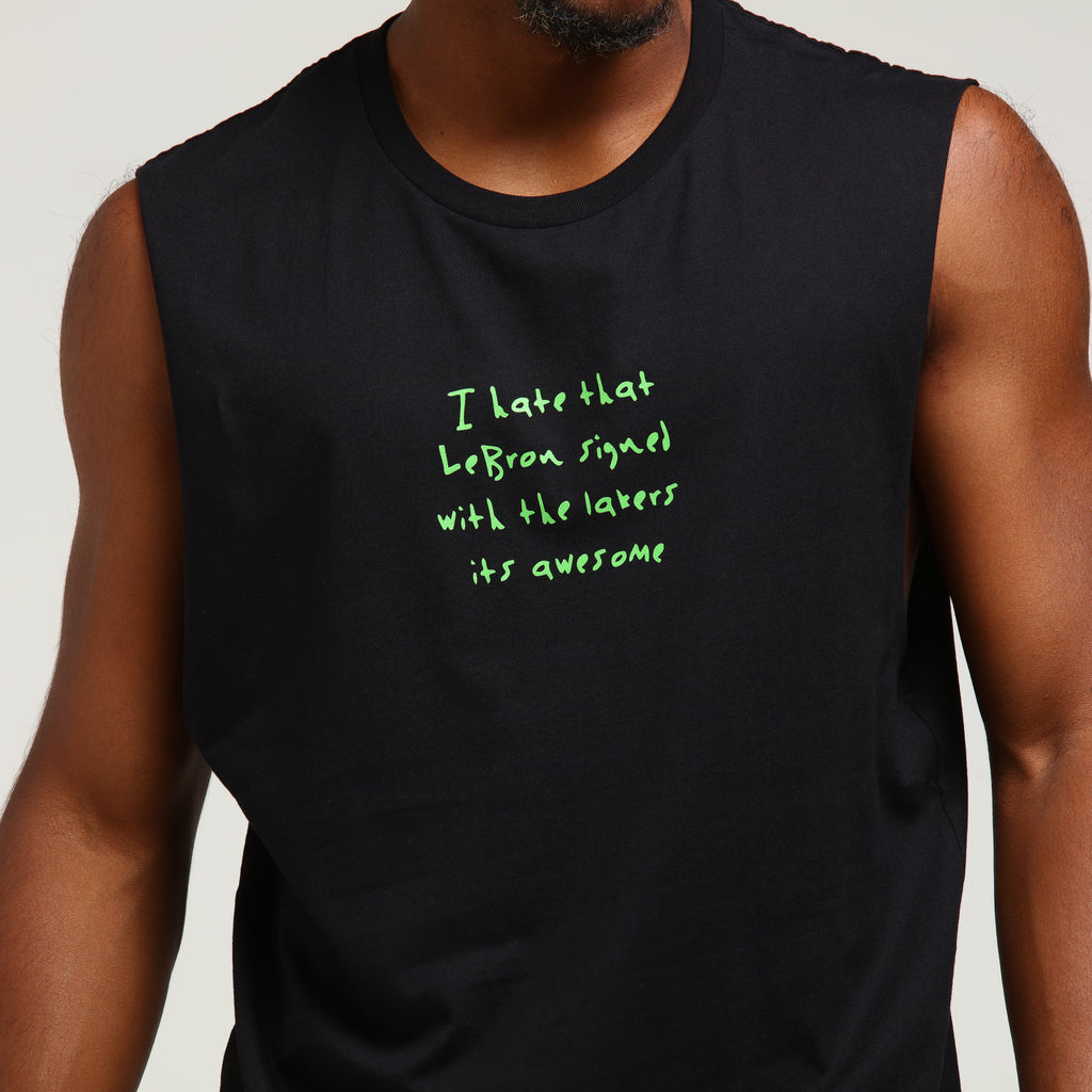 Goat Crew I Hate That LeBron Muscle Tee Black