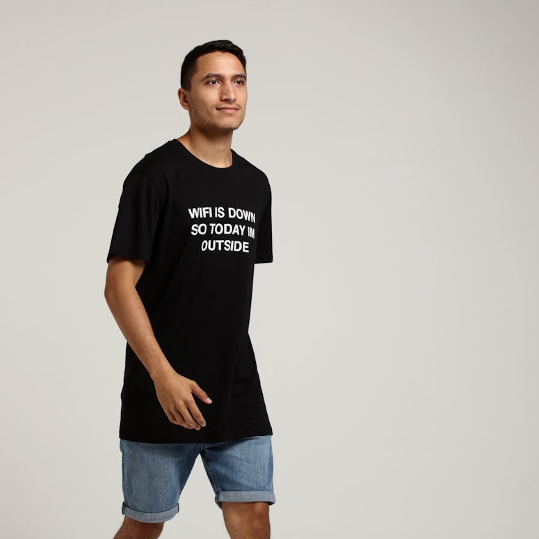 Goat Crew Outside Today Tee Black
