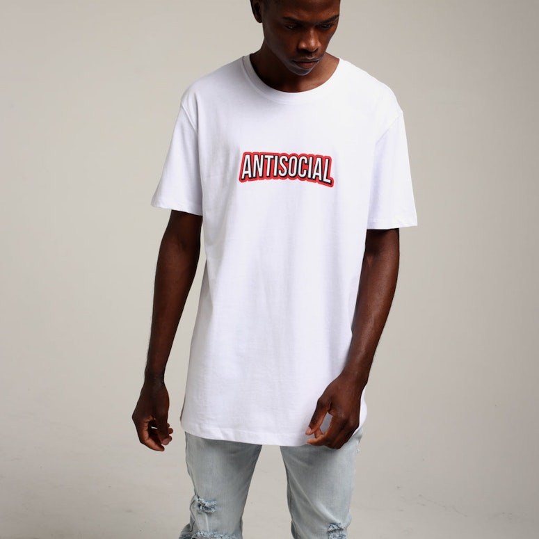 Goat Crew AntiSocial SS Tee White