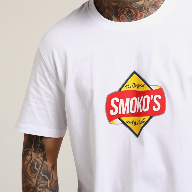 Goat Crew Smoko's SS Tee White
