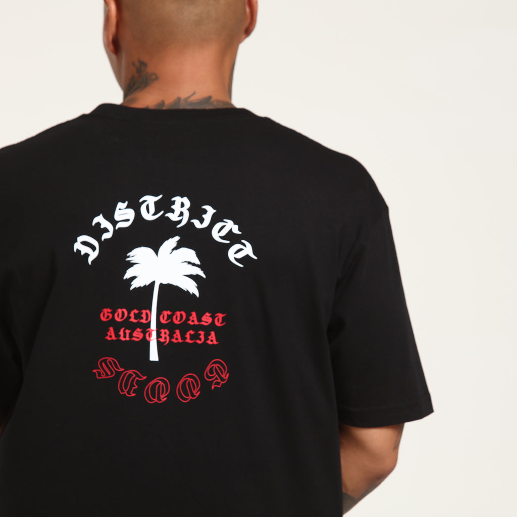 District Goods Vacation Tee Black