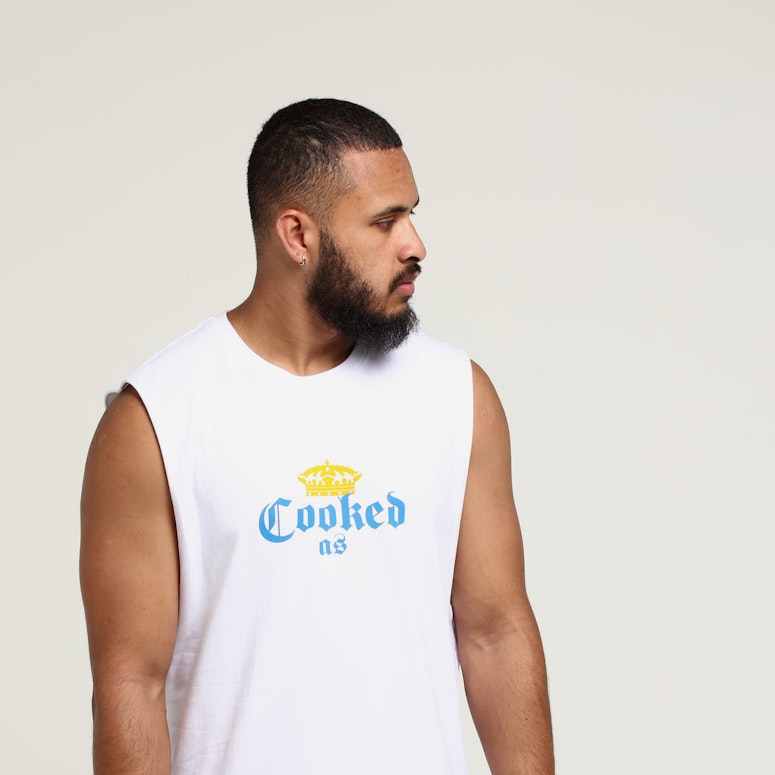 Goat Crew Cooked Muscle Tee White