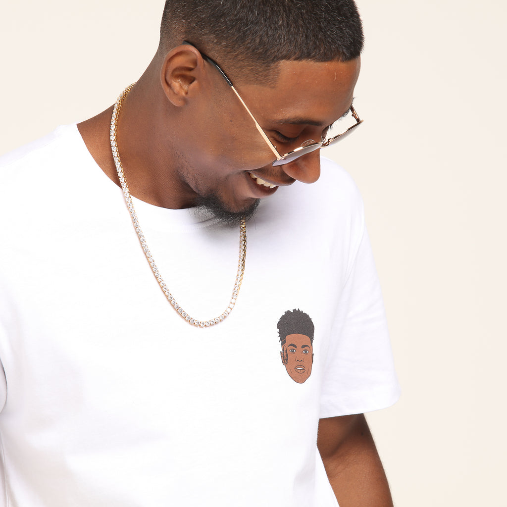 Goat Crew BlueFace Mini Rapper Head White