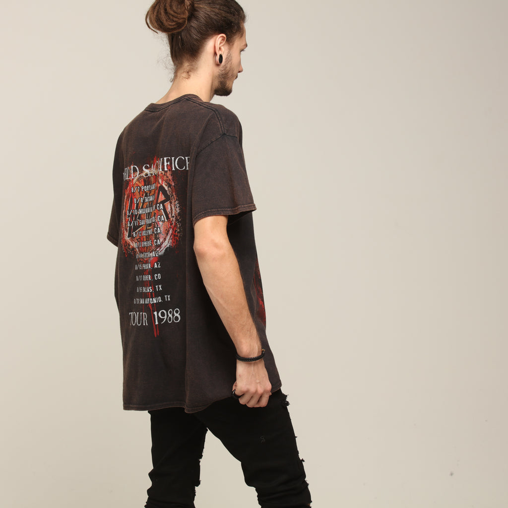 Slayer World Sacrifices Itin 88 Vintage Black