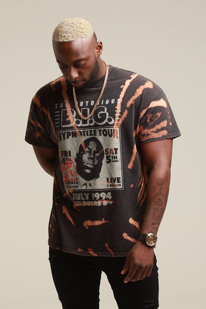Get Wallpaper Notorious B I G Hypnotize Vintage Tie Dye Black Bleach Culture Kings For Free