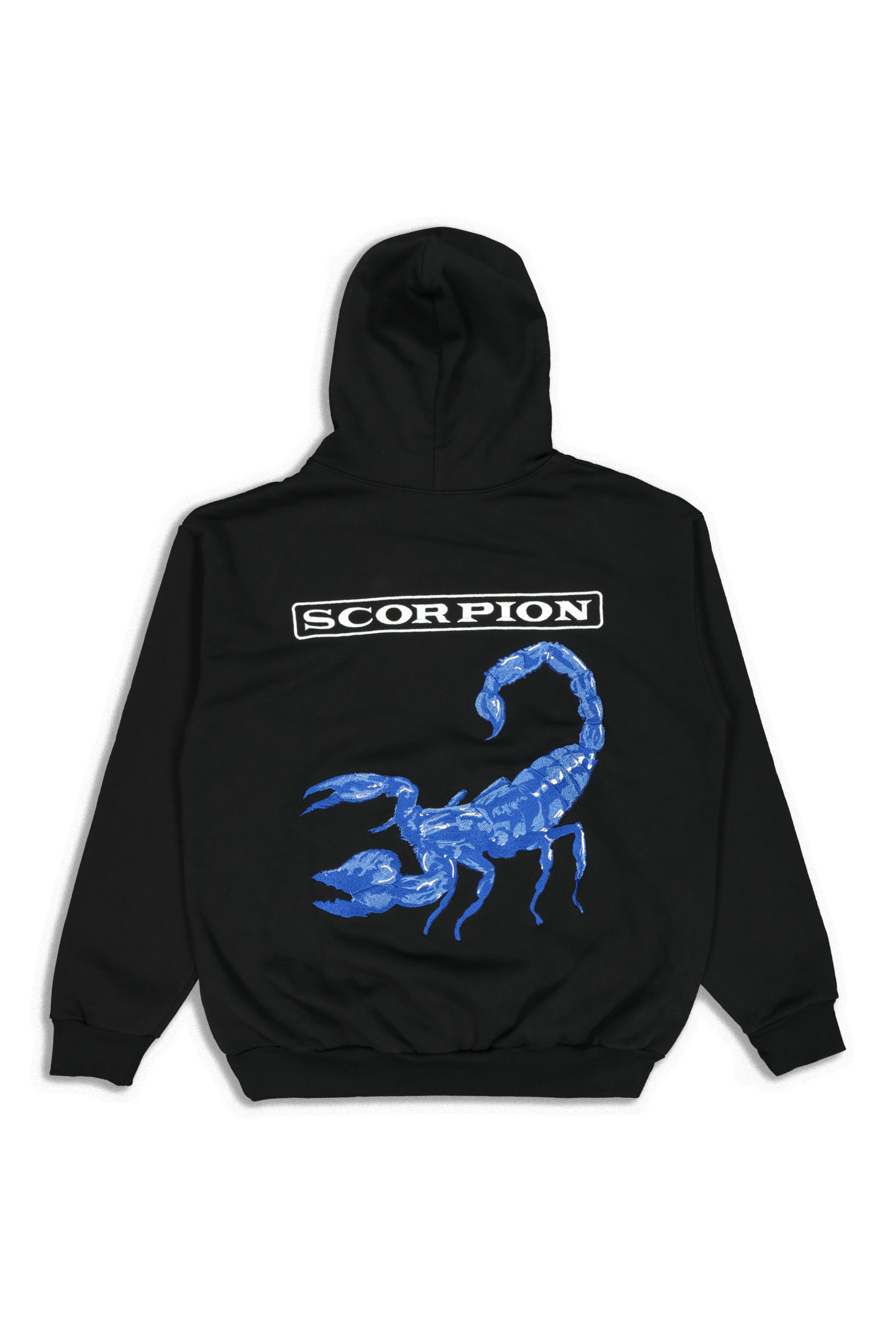 scorpion embroidered hoodie