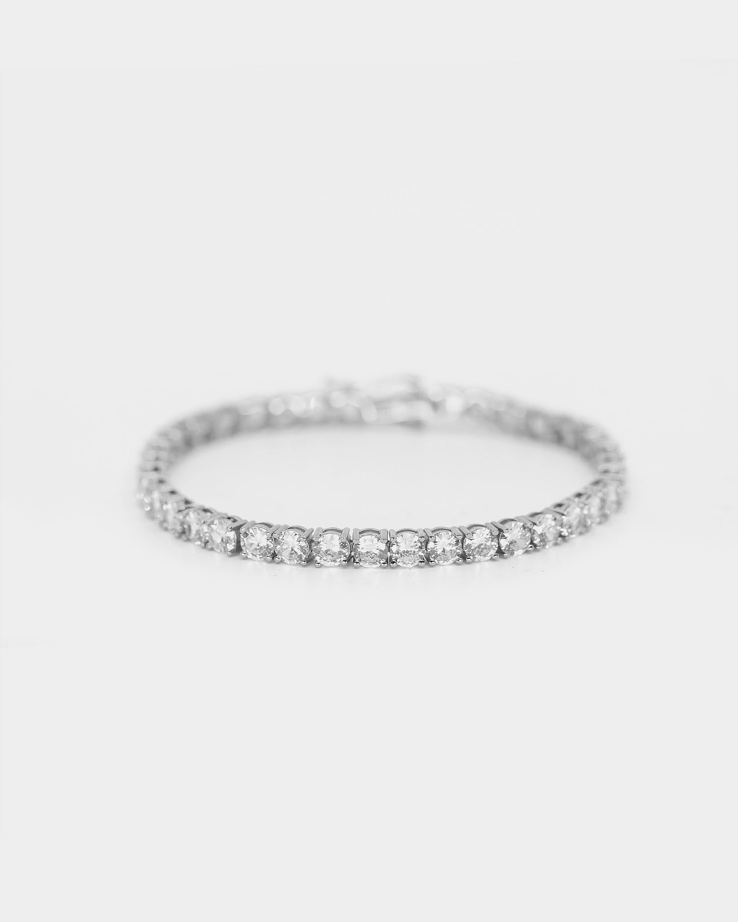 white gold plated bracelet