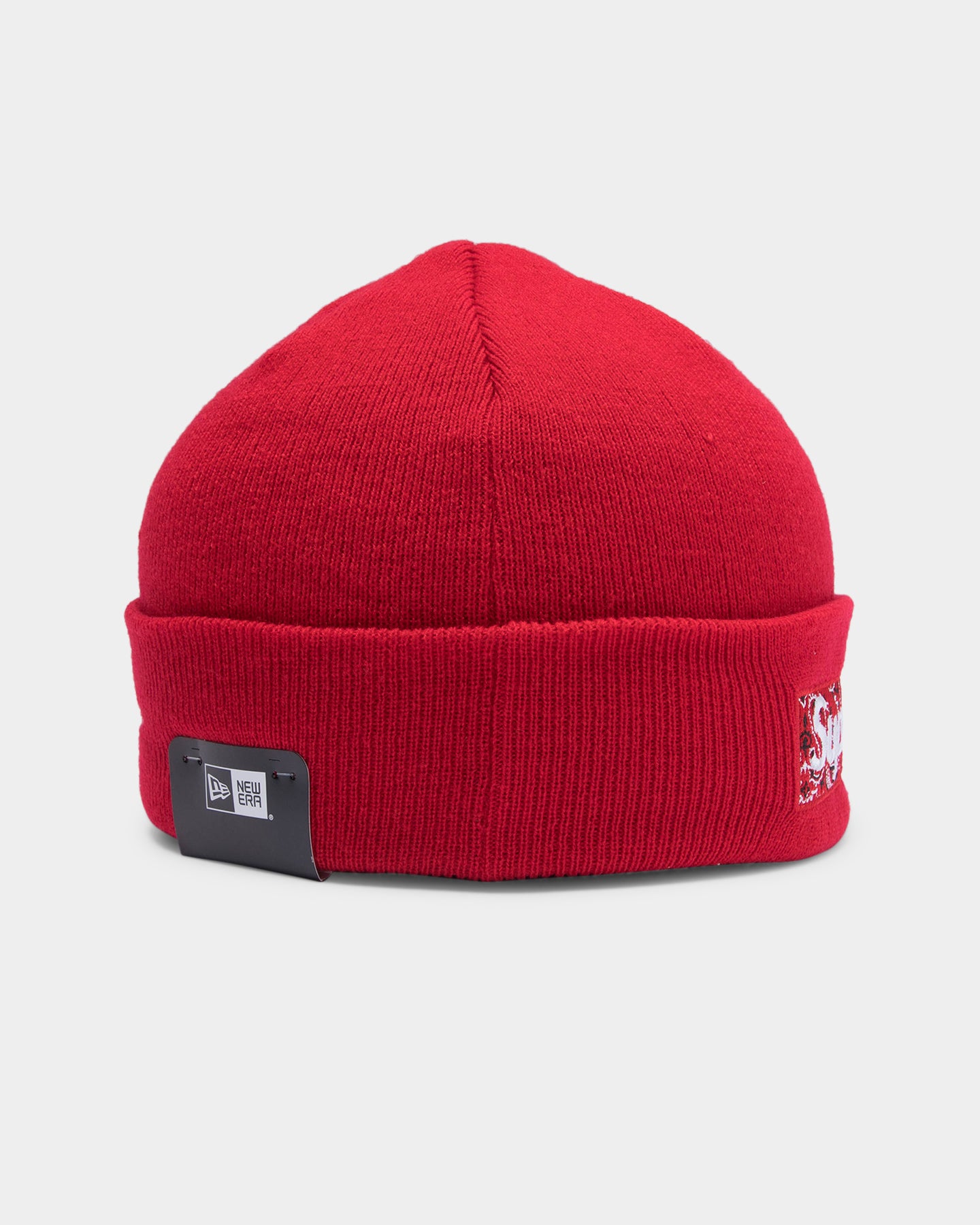 supreme new era beanie red