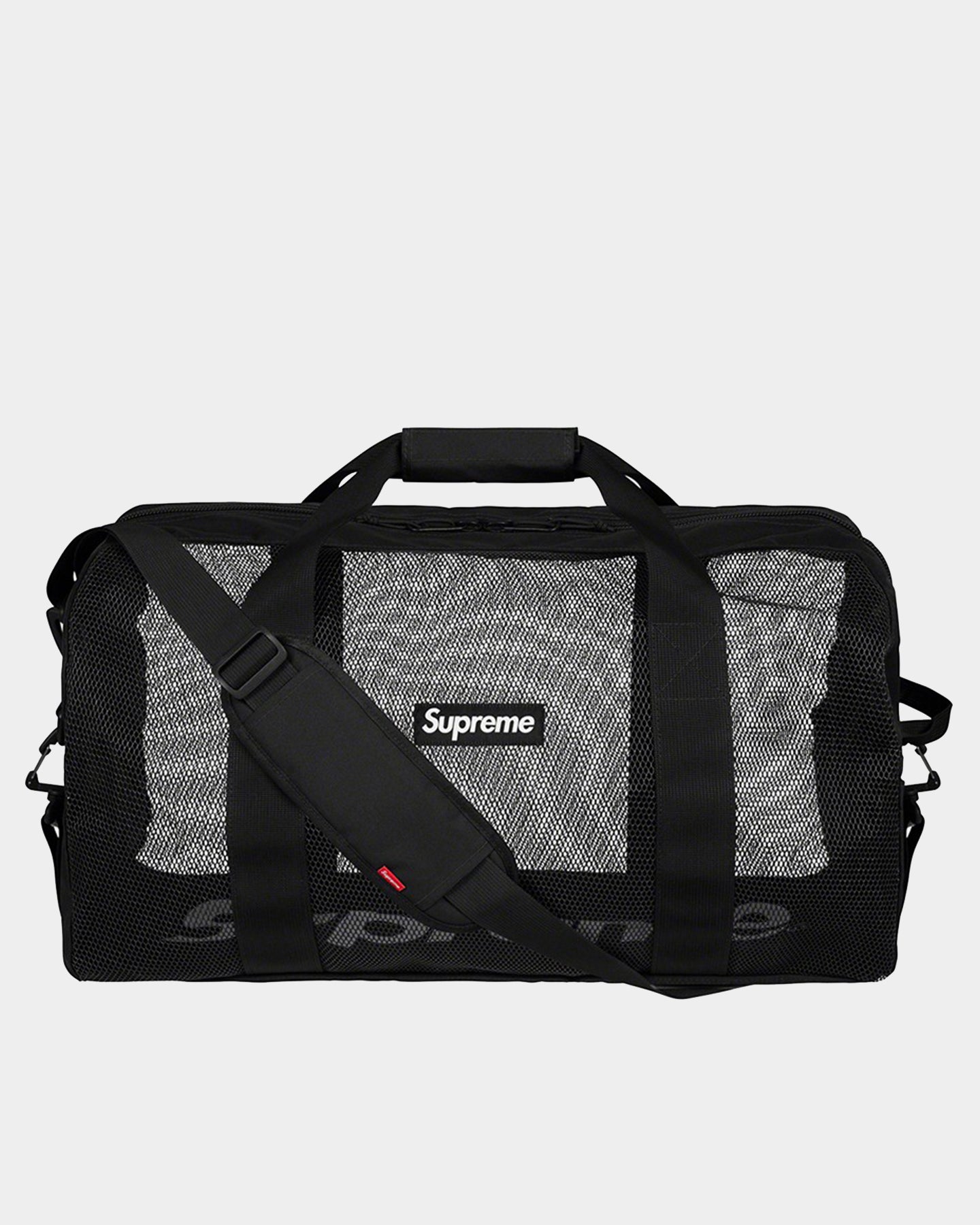 supreme mesh duffle bag