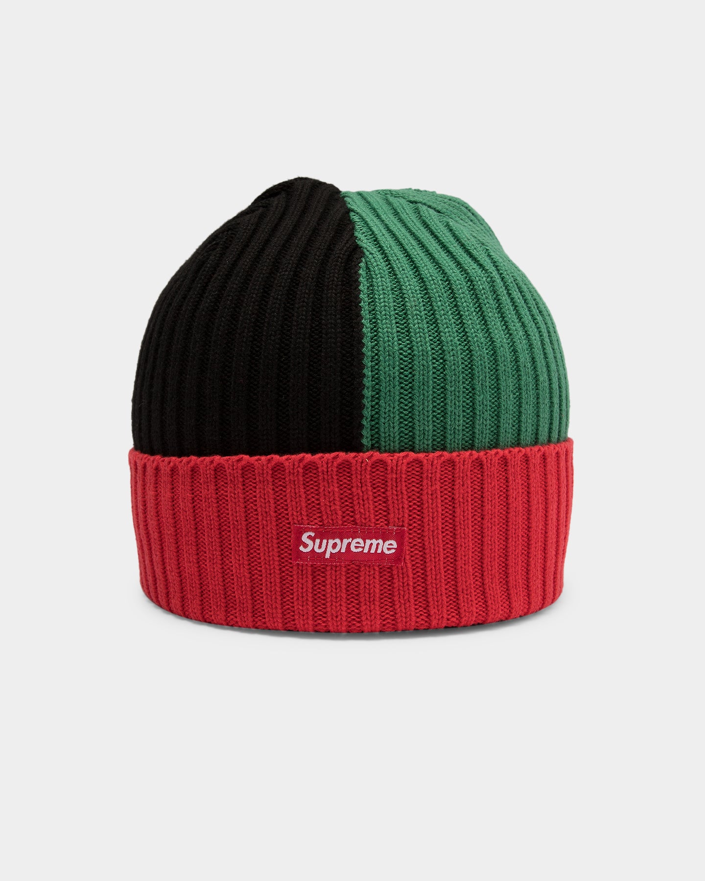 supreme overdyed beanie black