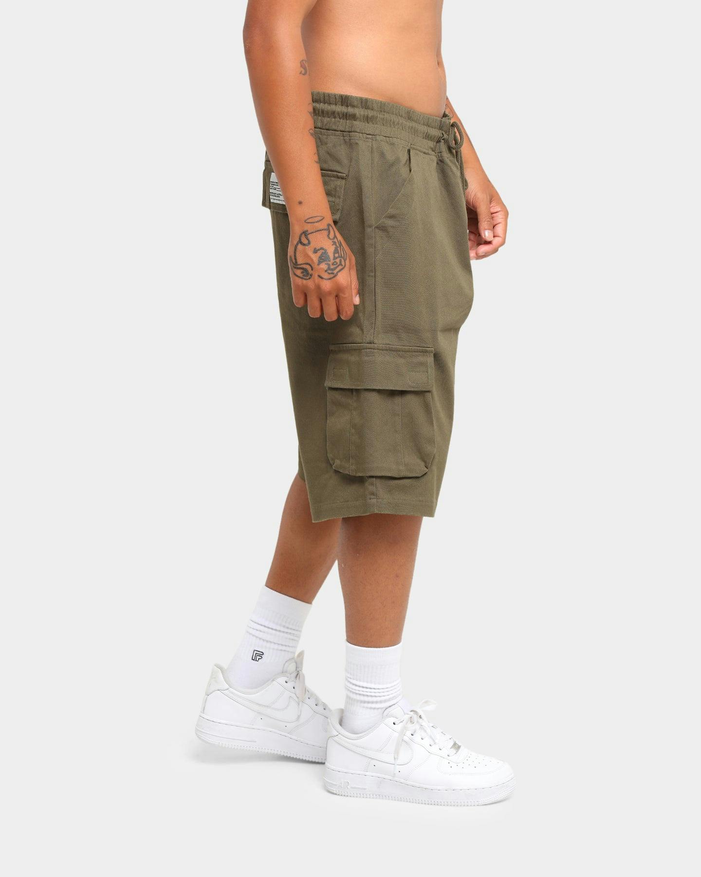 Grand Scheme Cargo Shorts Army Green Culture Kings