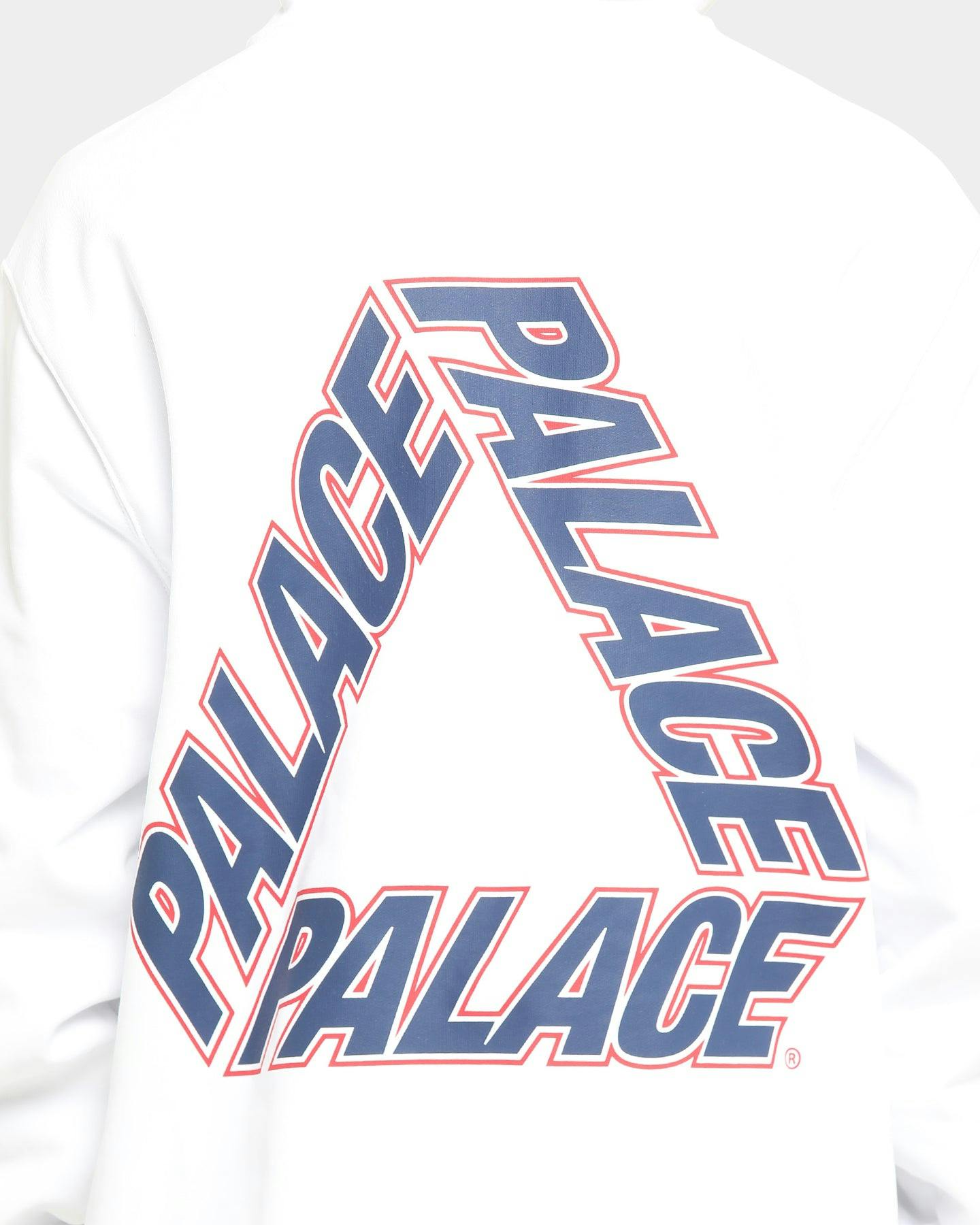 Palace P3 Team Hoodie White | Culture Kings