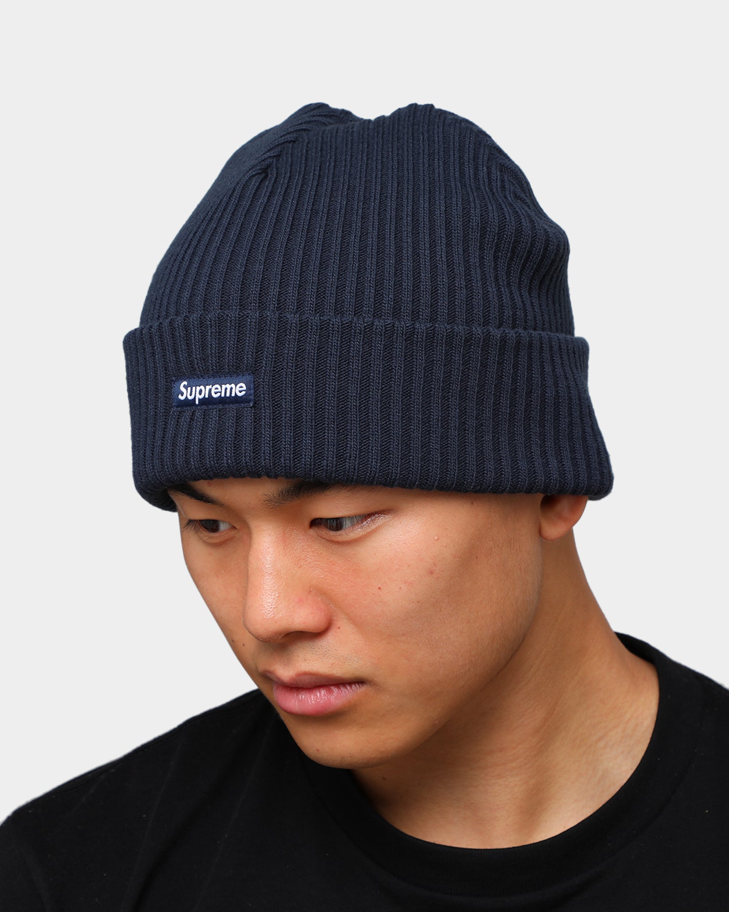 supreme ribbed beanie