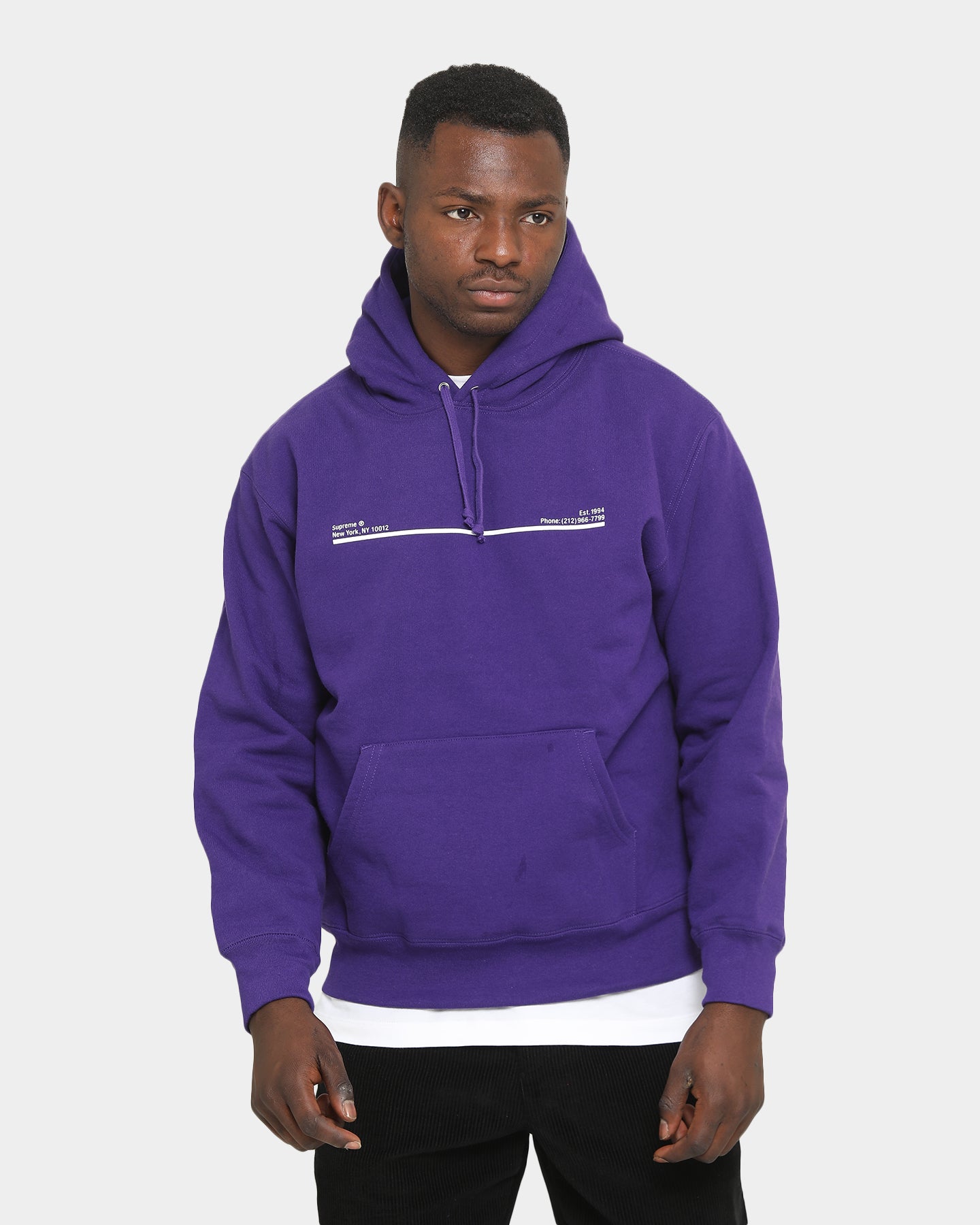 supreme purple sweatshirt