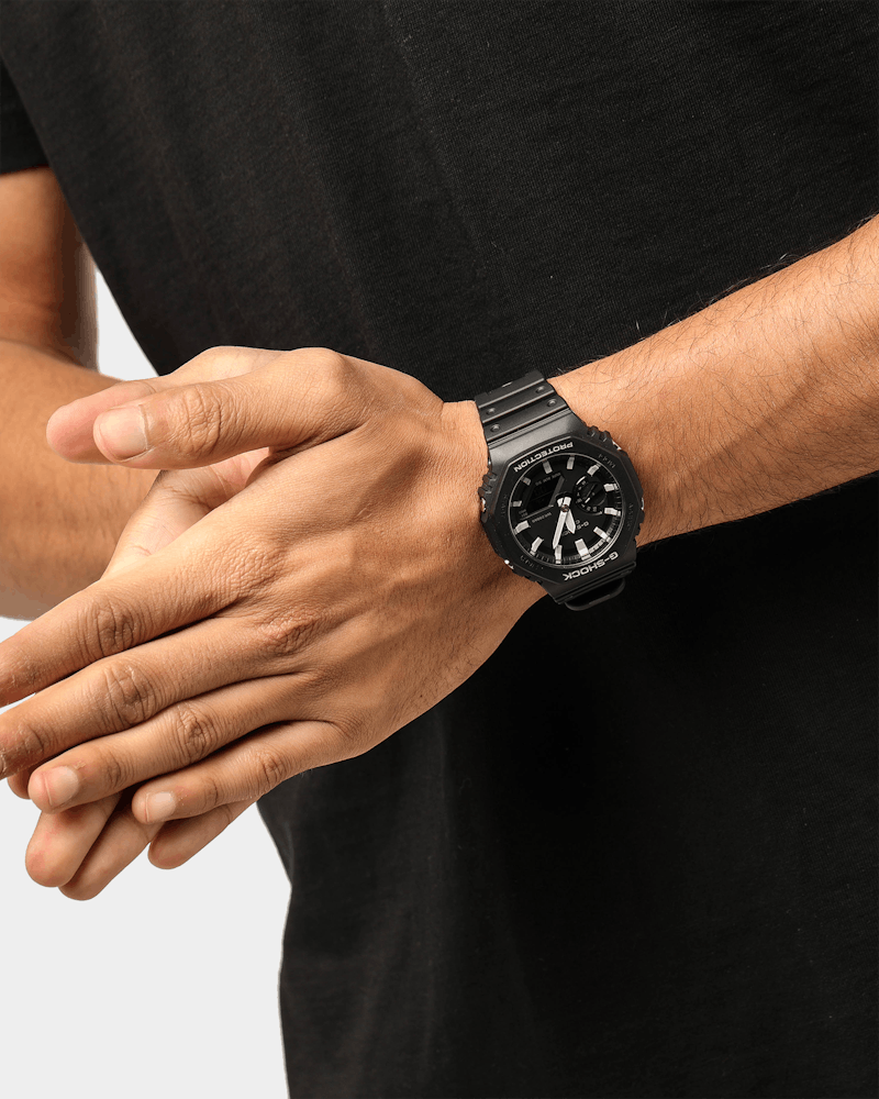 G Shock Carbon Core Ga 2100 1a Black White Culture Kings