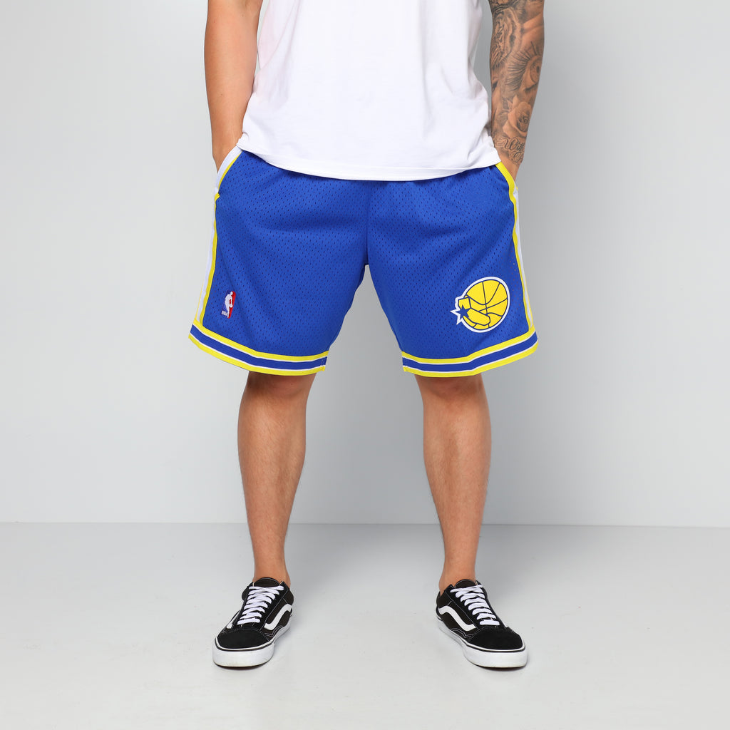 mitchell and ness golden state warriors shorts