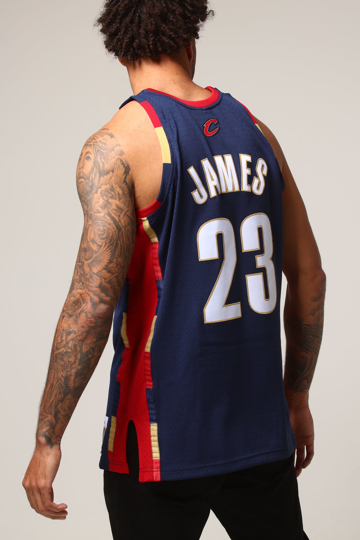mitchell and ness lebron james jersey