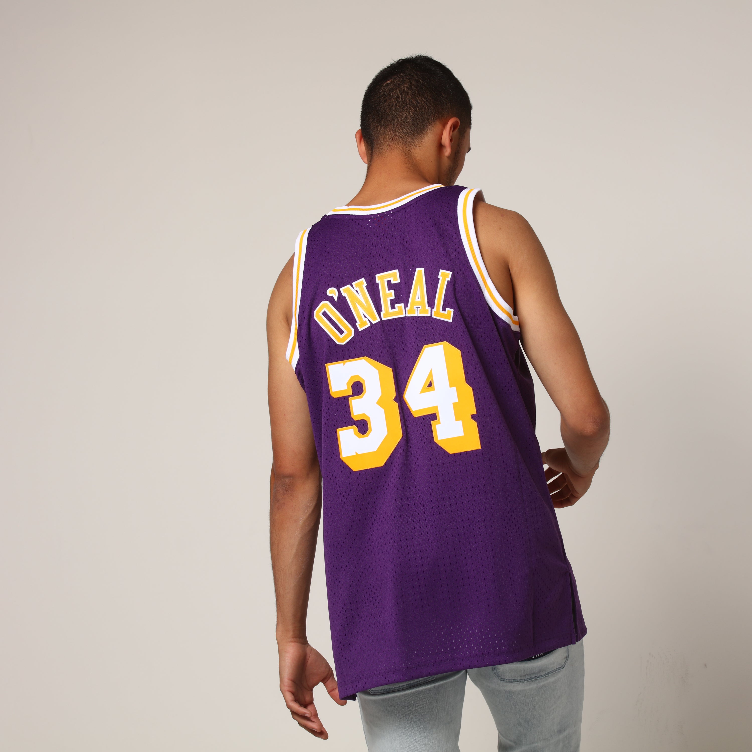 Mitchell & Ness Swingman Jersey Los Angeles Lakers Shaquille ONeal #34 Purple 99-00 XL 