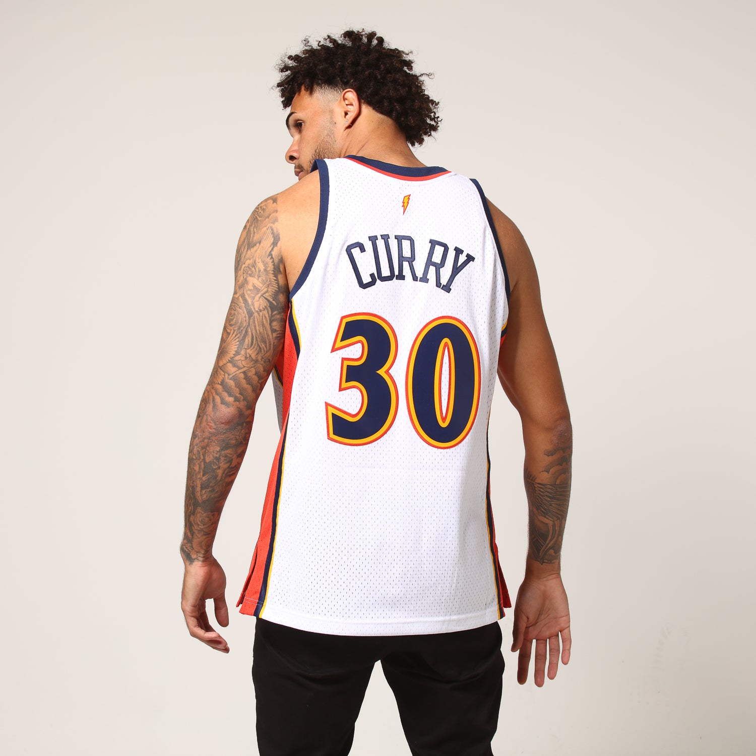 mitchell and ness curry jersey