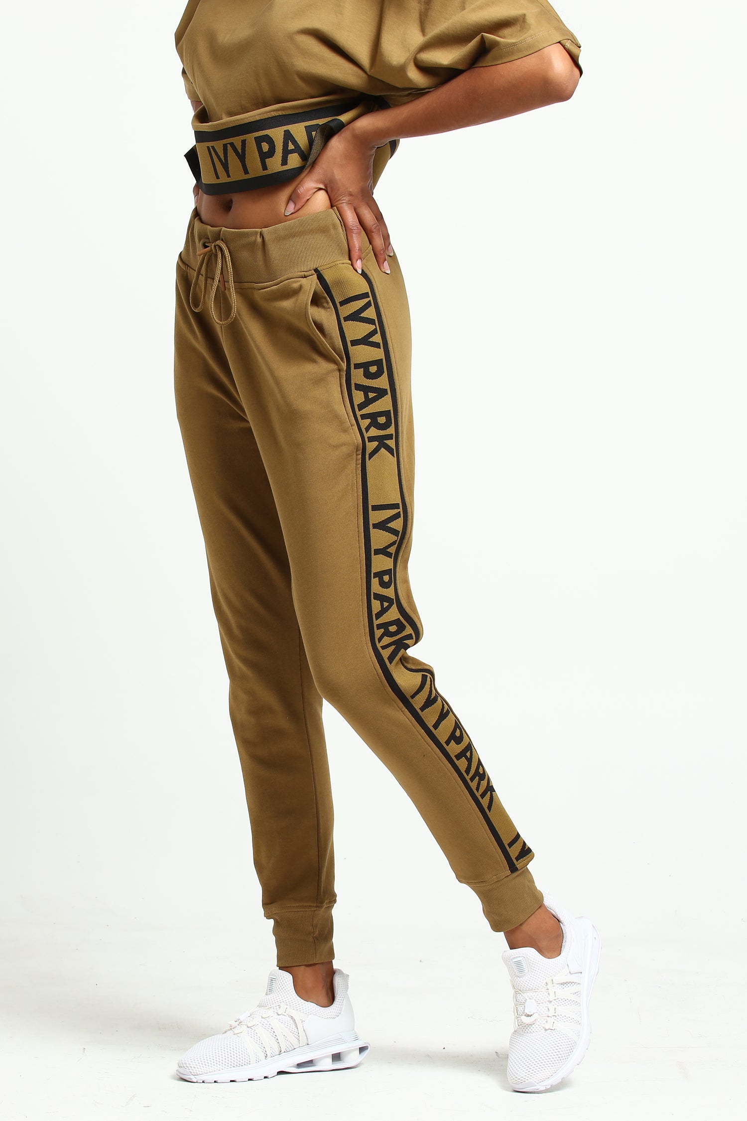 ivy park flat knit joggers