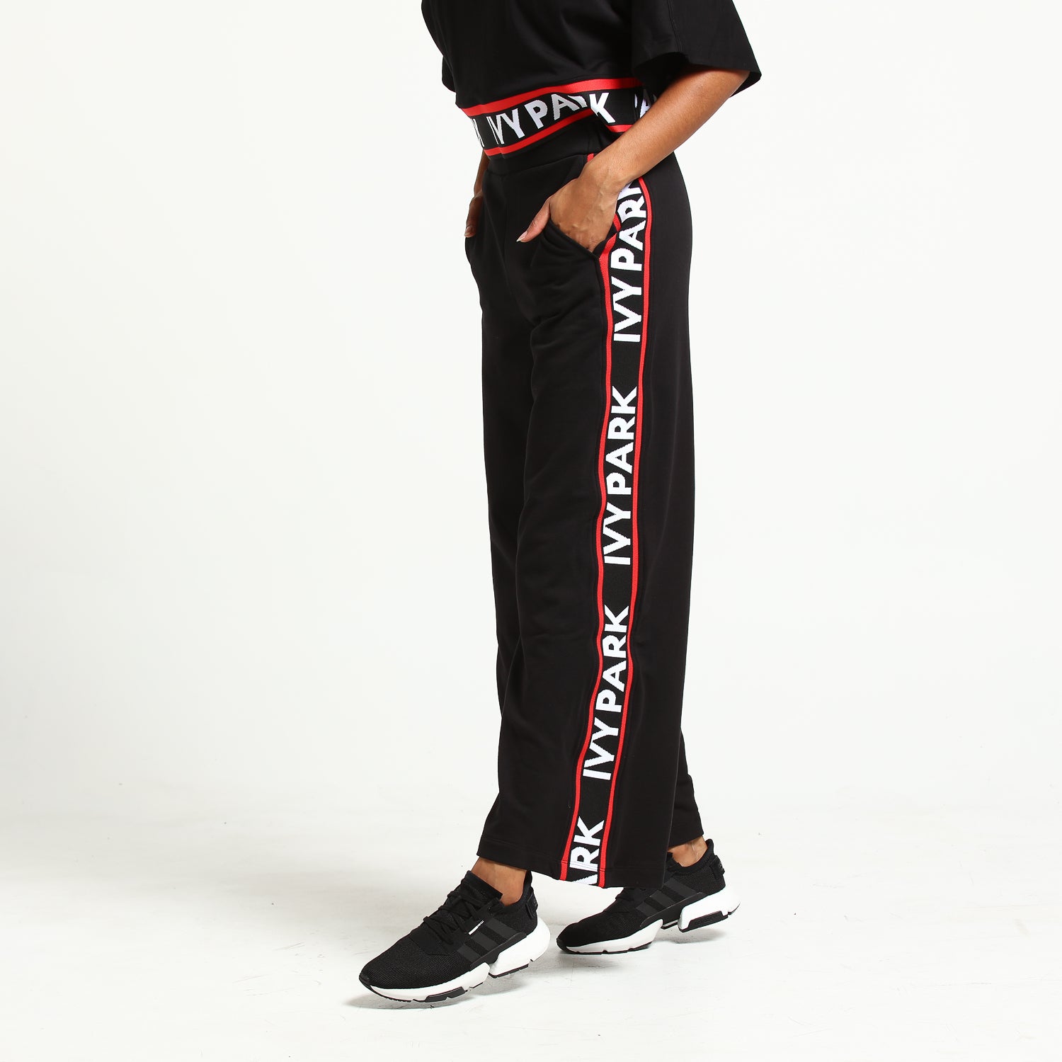 ivy park flat knit joggers