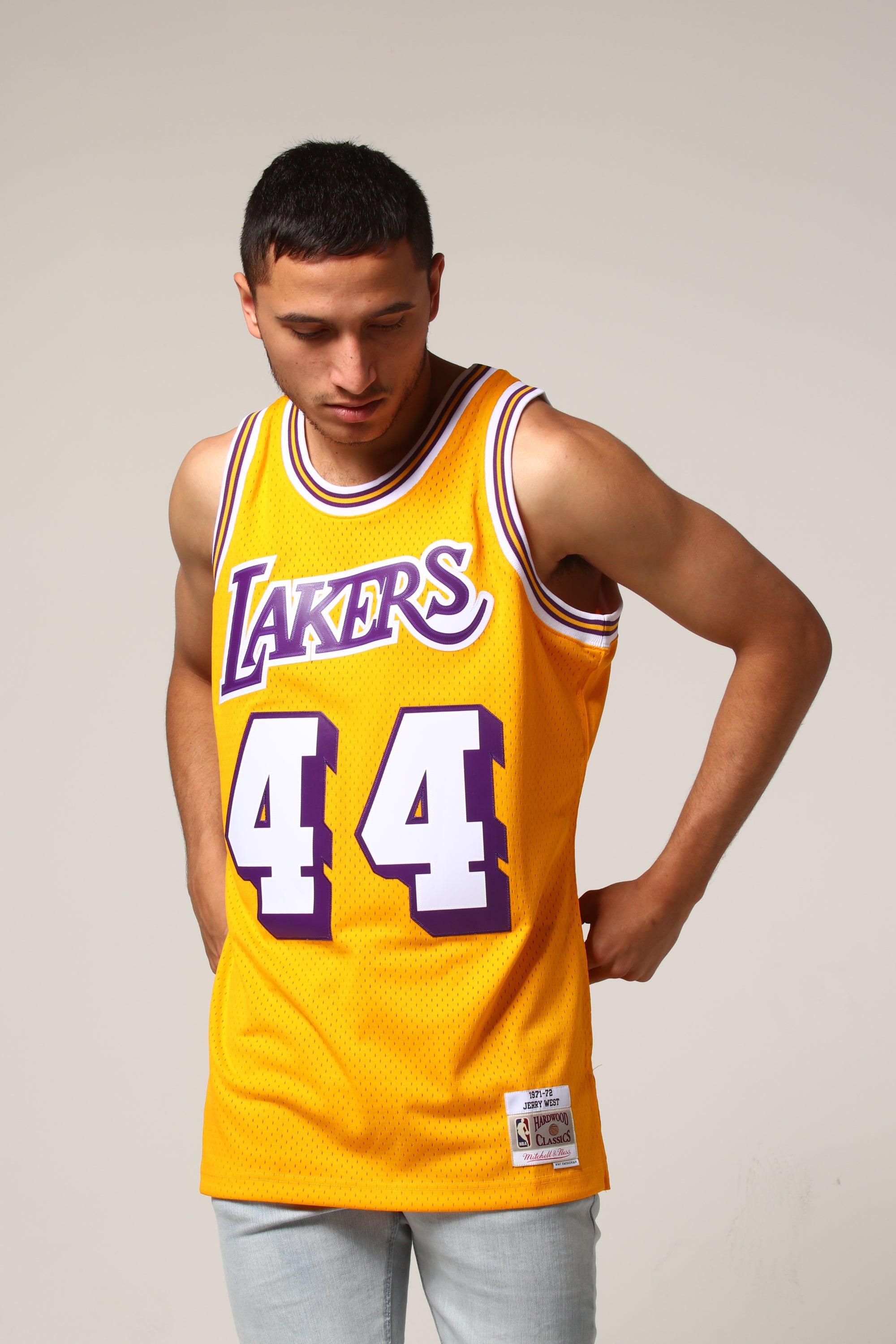 mitchell and ness jerry west jersey