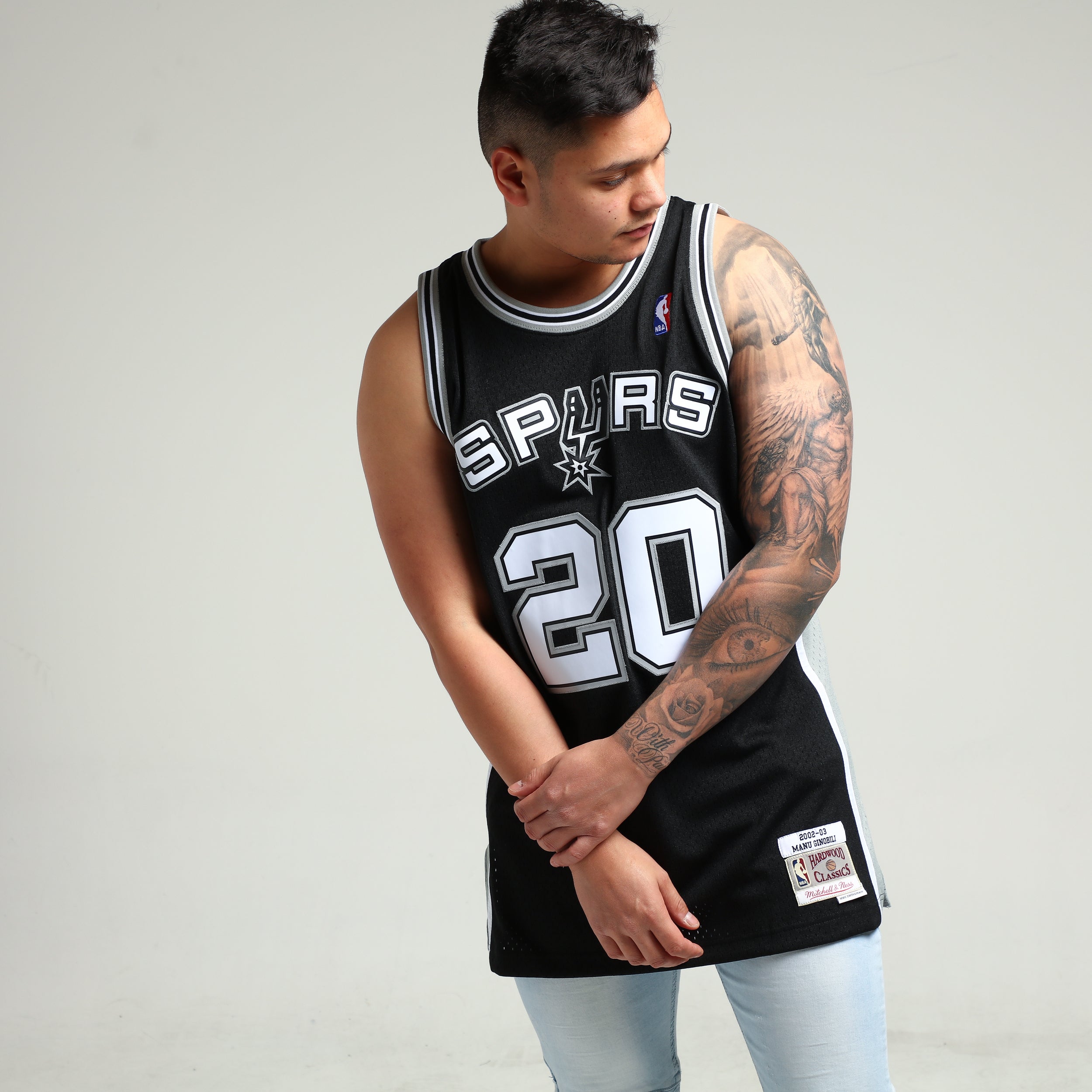 manu ginobili jersey mitchell and ness