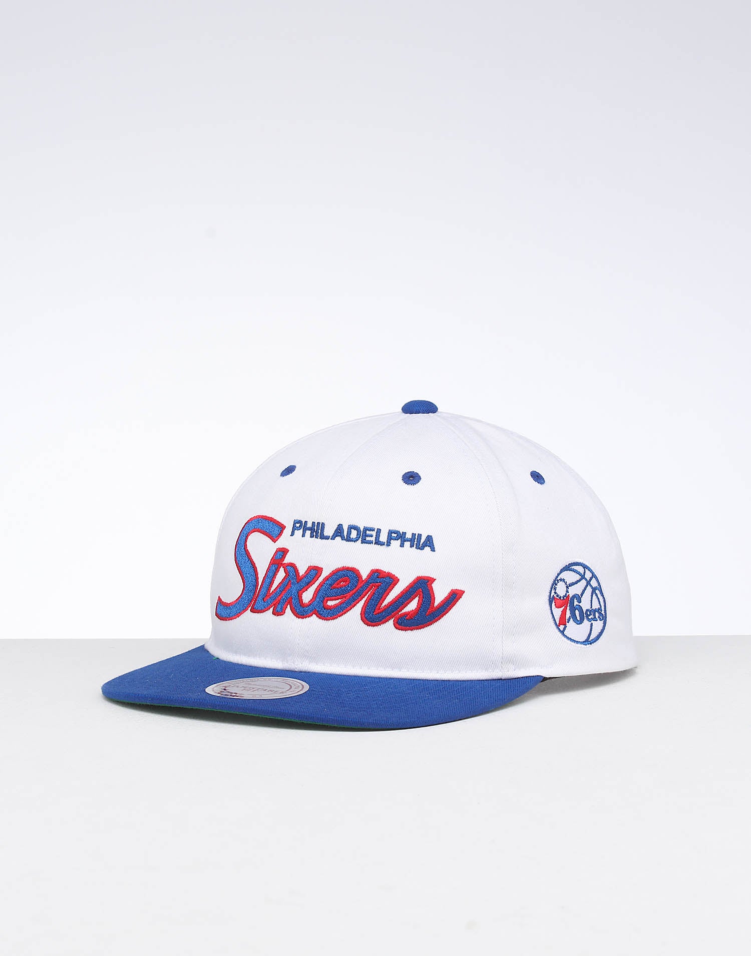 sixers hat mitchell and ness