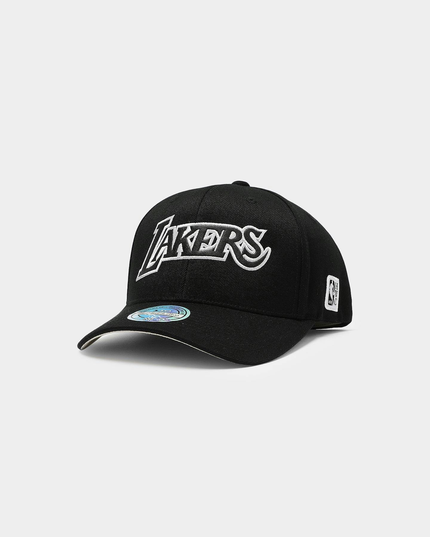Mitchell Ness Los Angeles Lakers Outline High Crown 110 Snapback Black Culture Kings