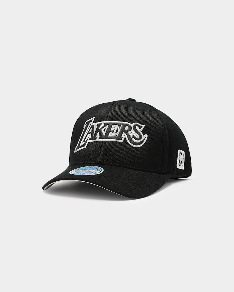 Mitchell Ness Los Angeles Lakers Outline High Crown 110 Snapback Black Culture Kings