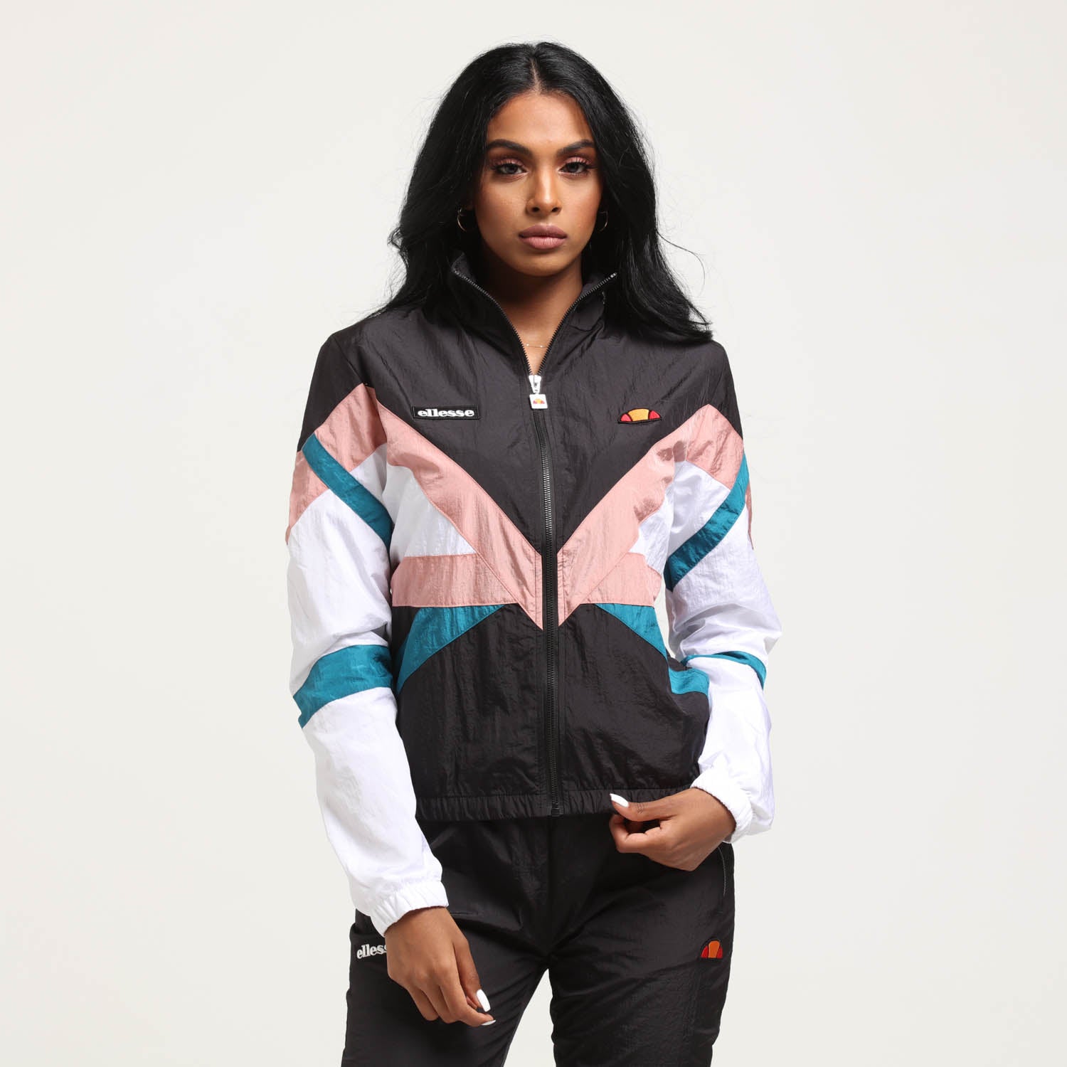 ellesse panel woven track top