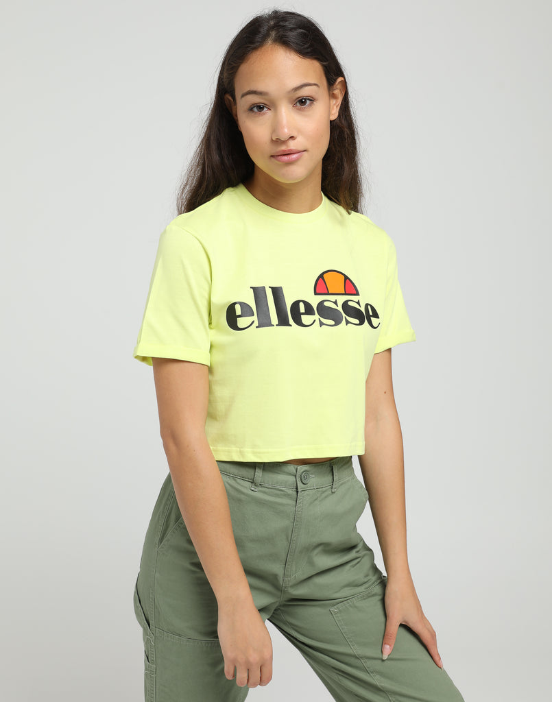 Women's Alberta Cropped Green T Ellesse Shirt 6b7IfYgyv