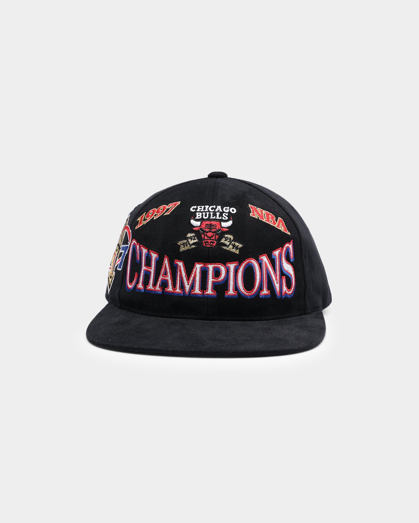mitchell and ness bulls championship snapback