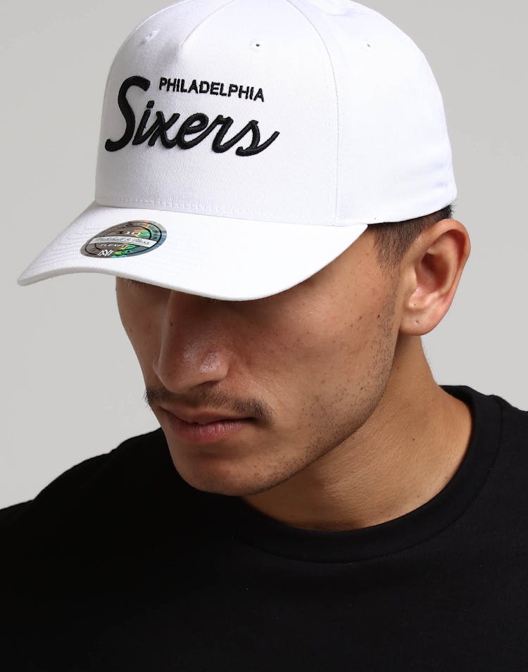 top design buy good new collection Mitchell & Ness Philadelphia 76ers Basic Script 110 Snapback White ... top design buy good new collection Mitchell & Ness Philadelphia 76ers Basic Script 110 Snapback White ...