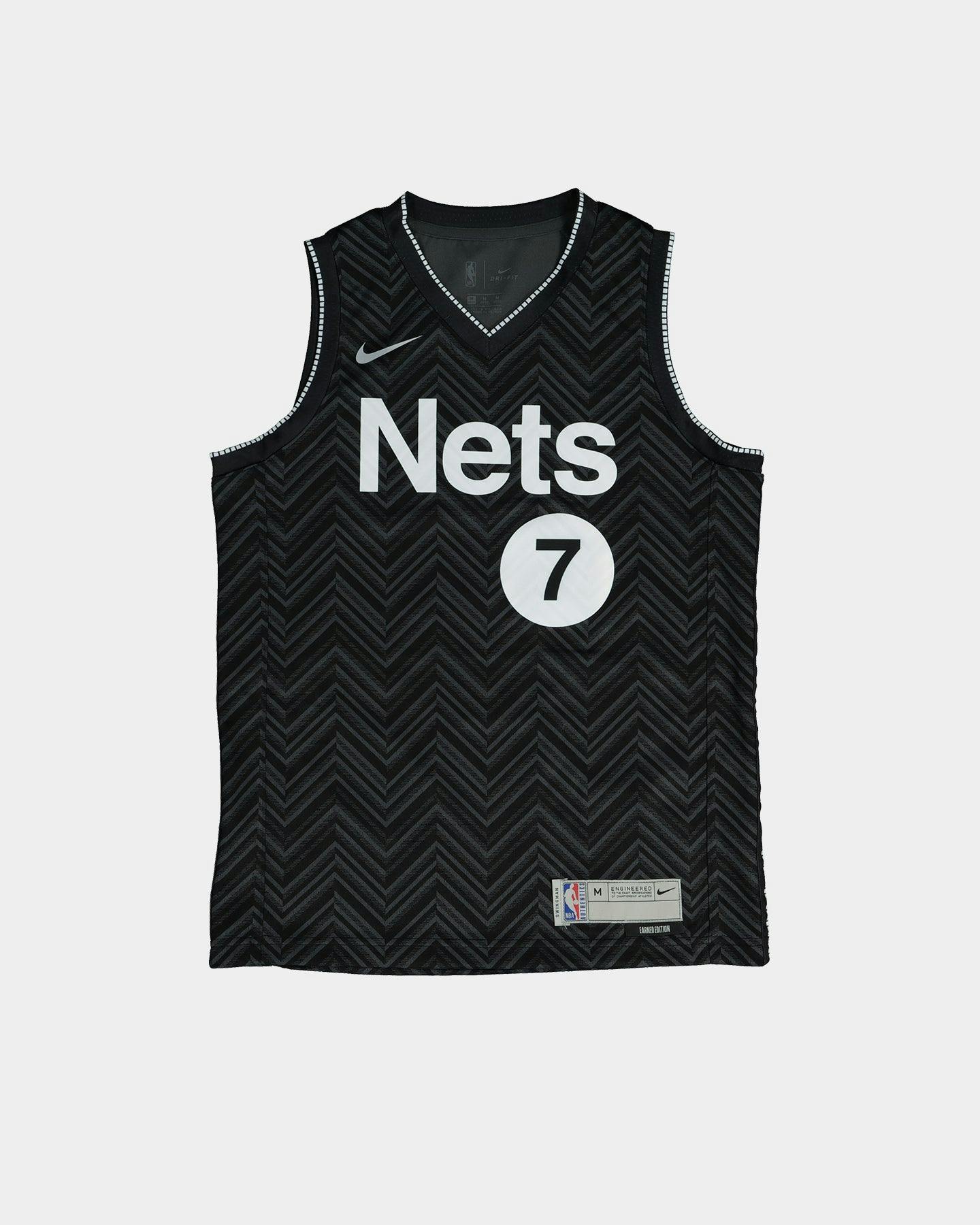 Nike Youth Brooklyn Nets Kevin Durant Earned Edition Jersey Black