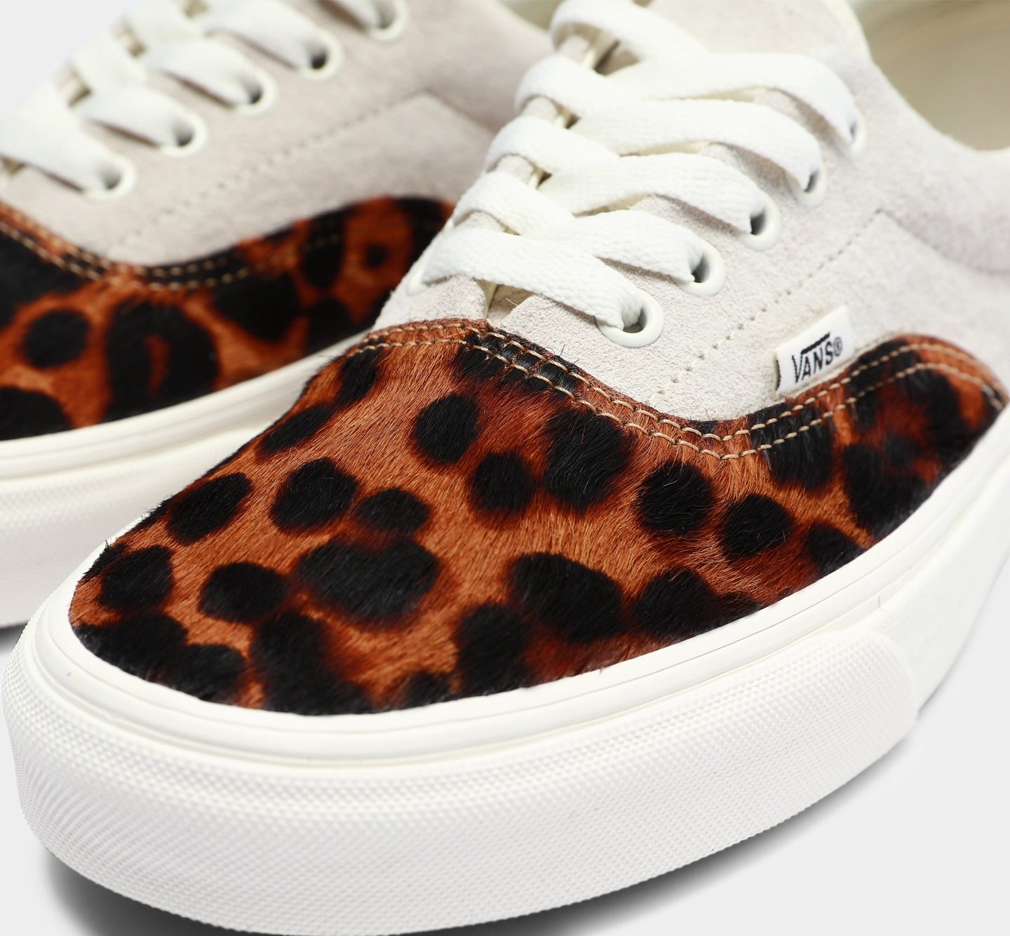 calf hair leopard era shoes