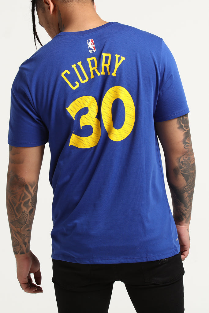 Nike Golden State Warriors Stephen Curry #30 Dri fit Tee Blue Nike Golden State Warriors Stephen Curry #30 Dri fit Tee Blue