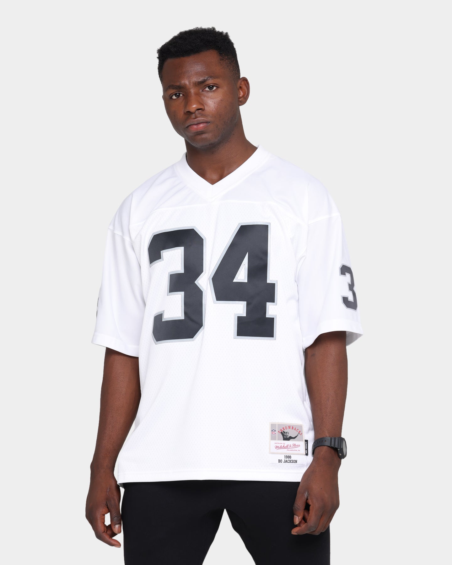 white bo jackson raiders jersey