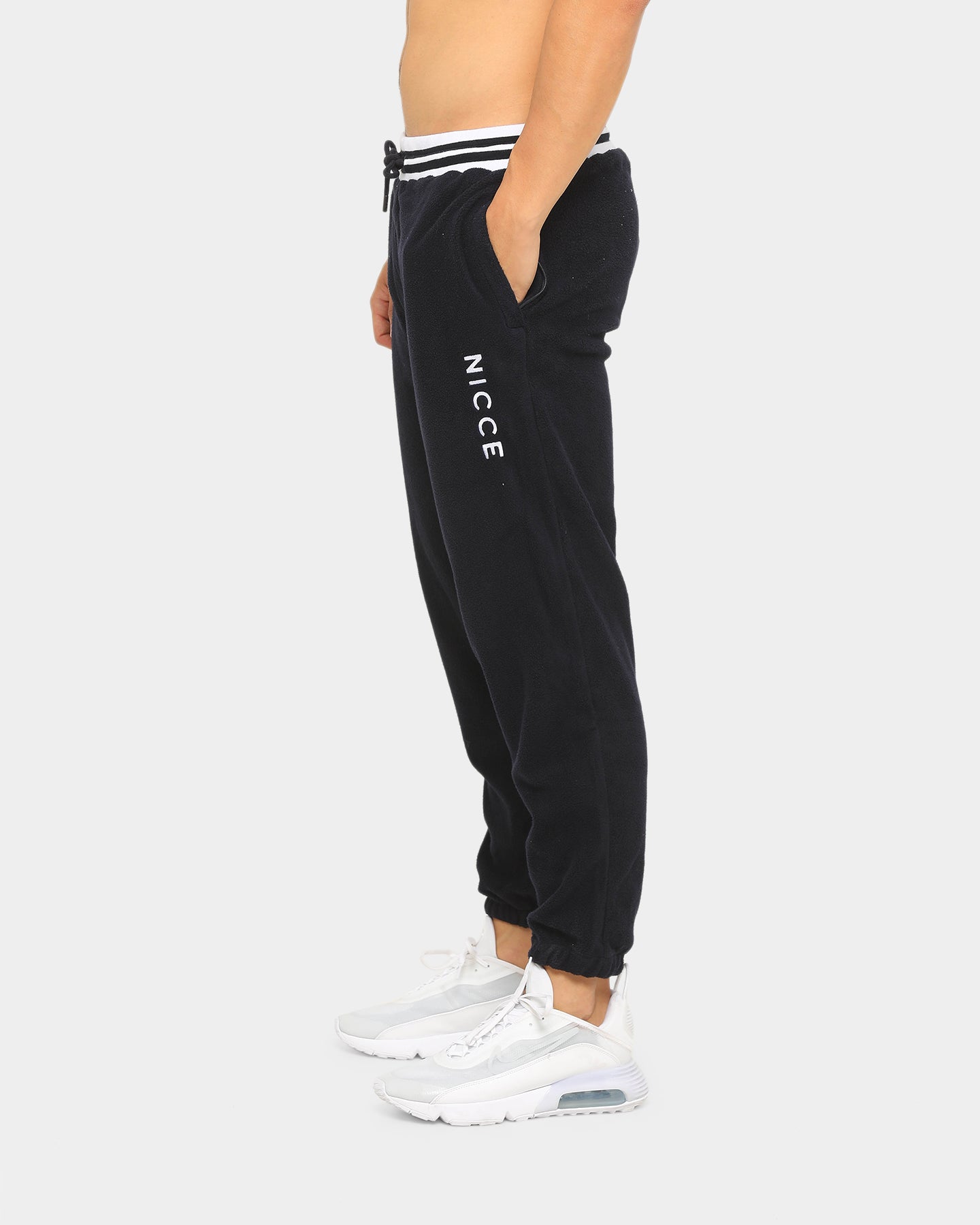 nicce navy joggers