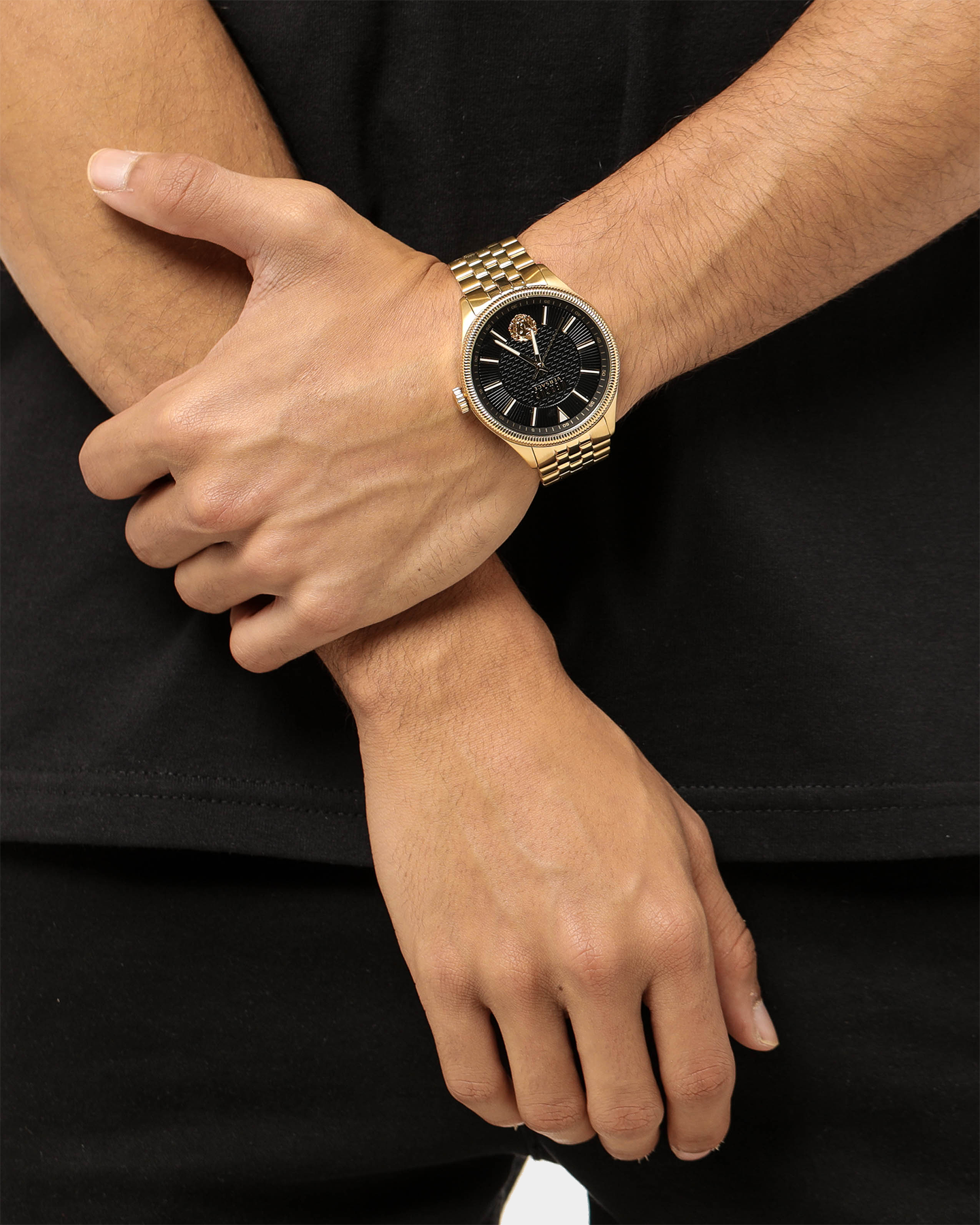 versus versace black watch