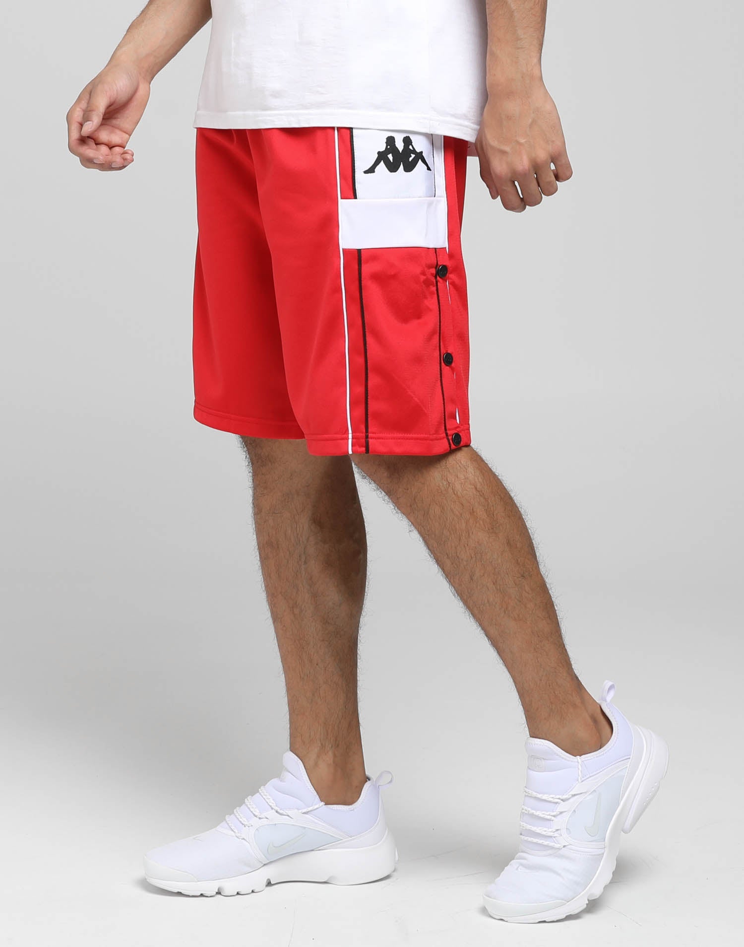 kappa shorts red