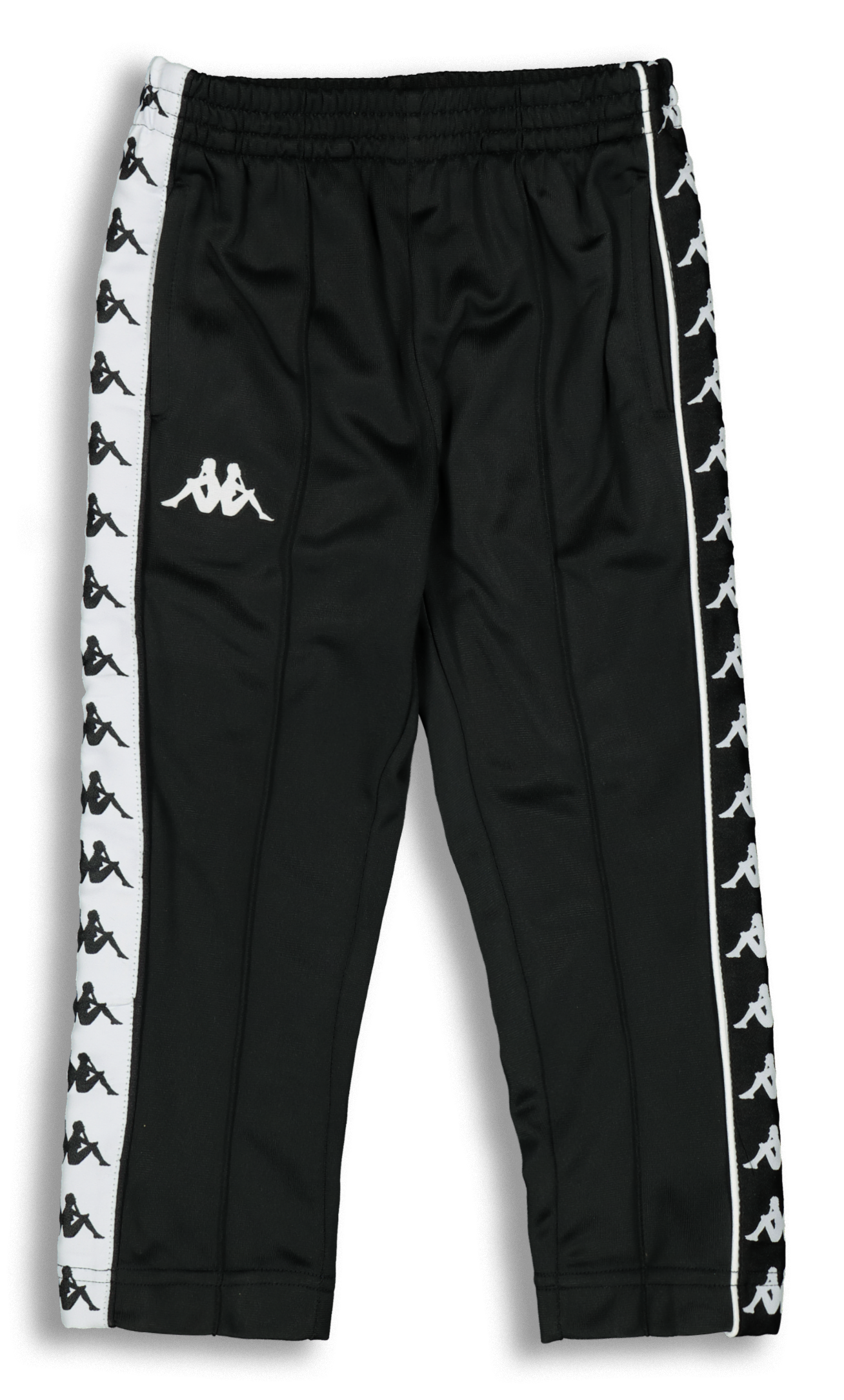 black and white kappa pants