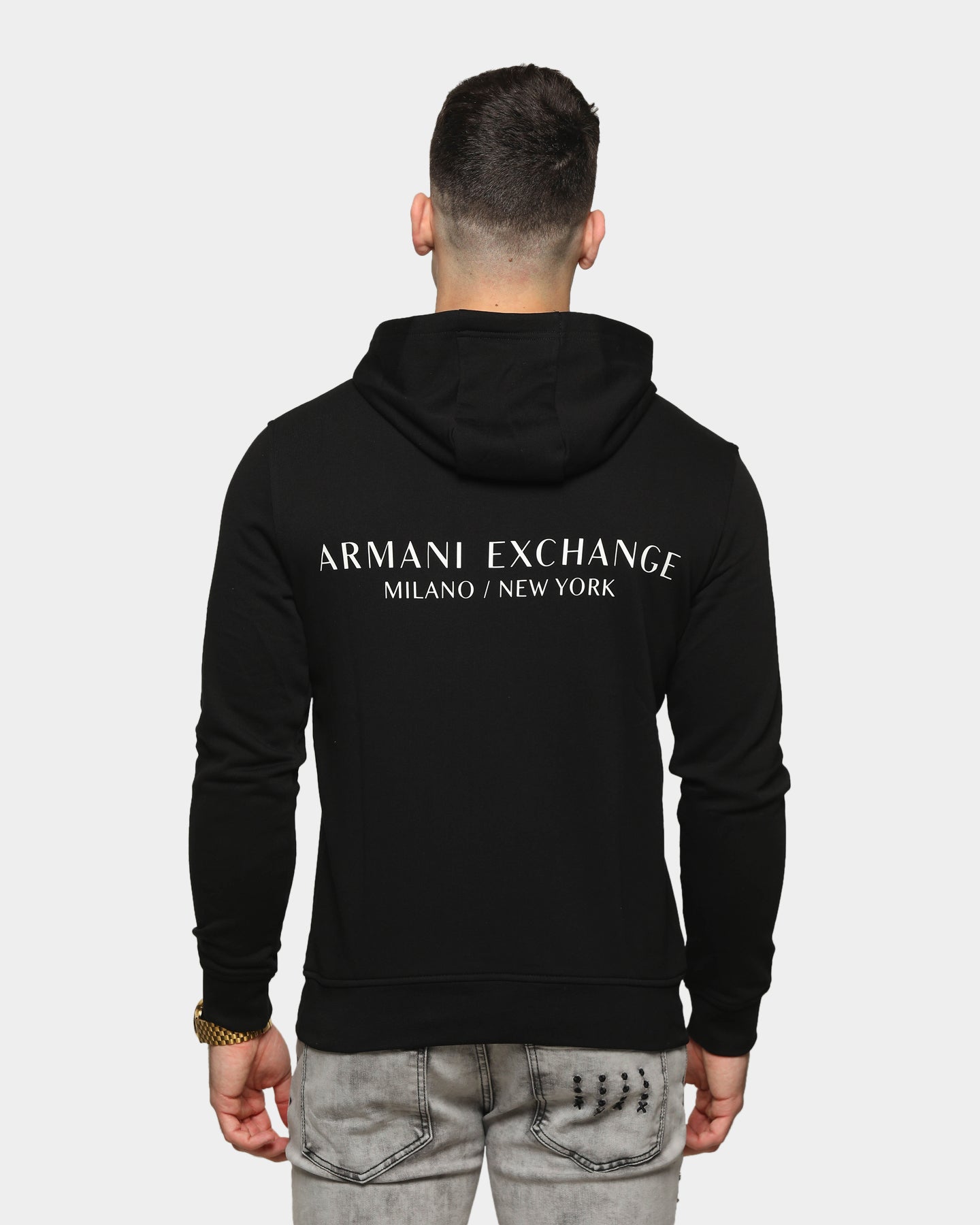 armani exchange mens hoodie