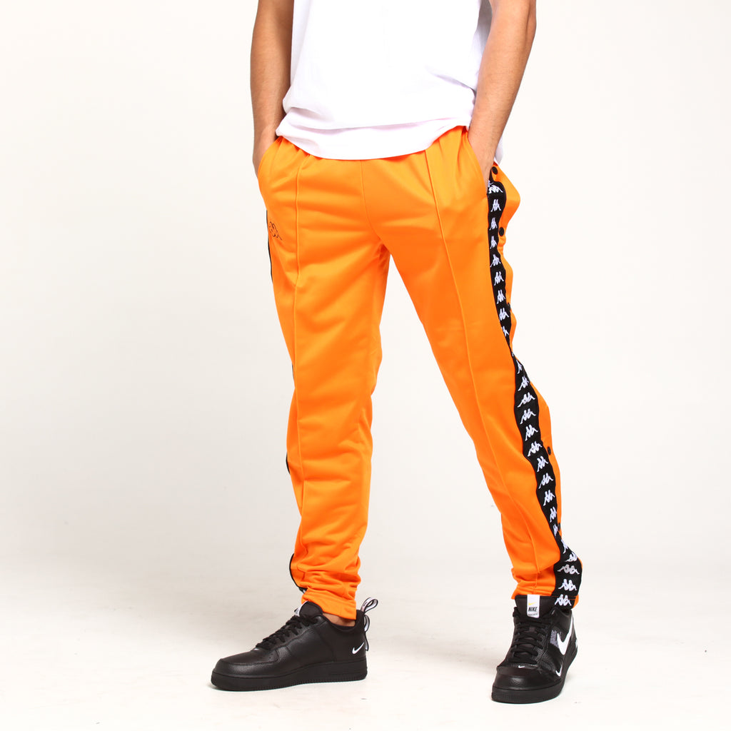 Kappa 222 Banda Astoria Pant Orange Black Culture Kings
