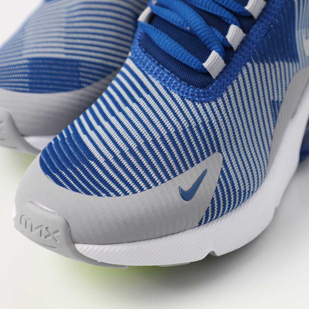 Nike Air Max 270 Jacquard Older Kids' Shoe BlueGreyWhite Nike Air Max 270 Jacquard Older Kids' Shoe BlueGreyWhite