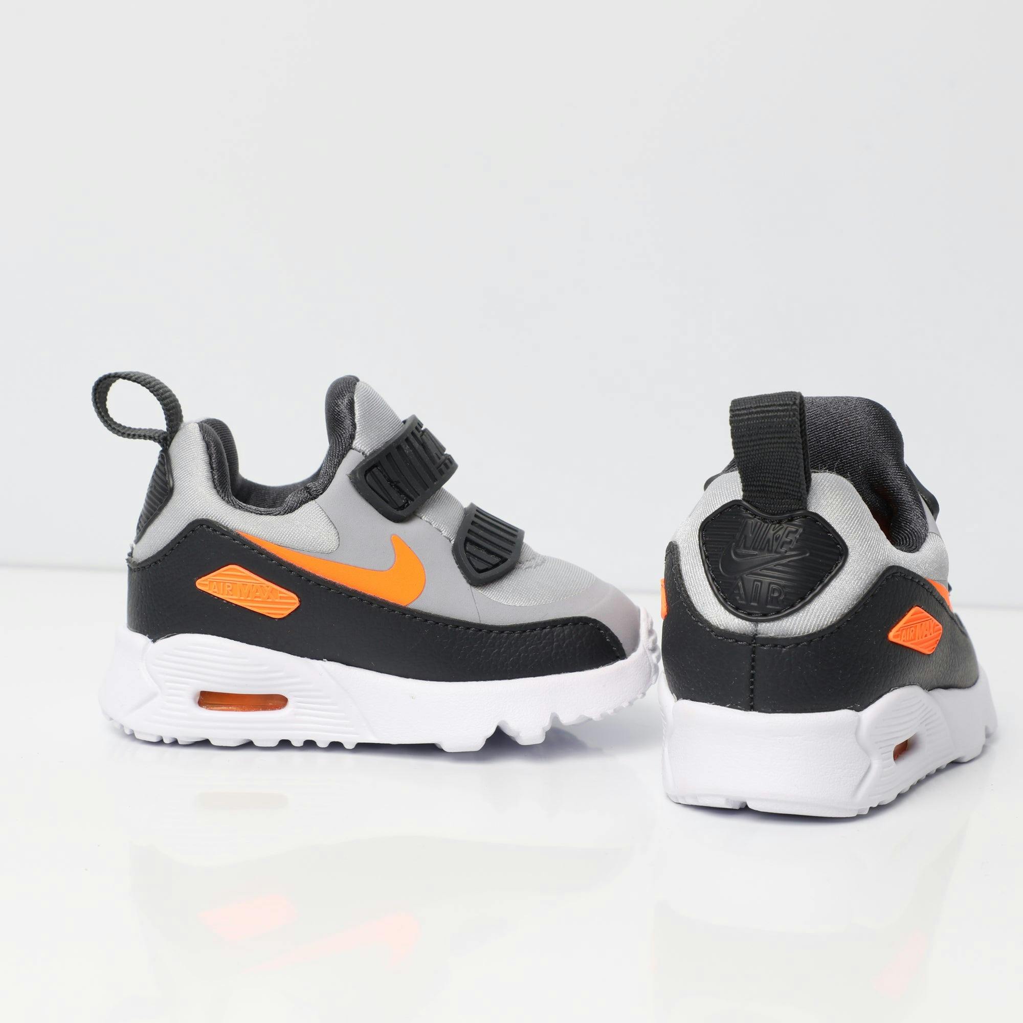Nike Air Max Tiny 90 Toddler Shoe Grey/Orange/White ...
